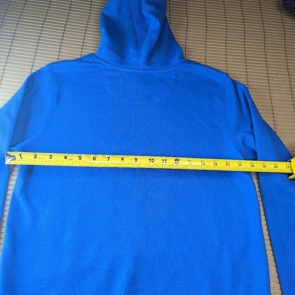 Nike Air cotton pullover hoodie blue men's sz Small, women's sz medium, kids sz - Picture 7 of 7